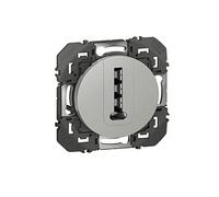 Legrand Prise téléphone Dooxie 1 poste aluminium