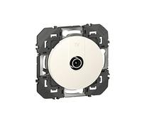 LEGRAND | Prise TV 9,5mm Mâle, Dooxie, Réception Optimale Pour TV UHD/4K, Blindage Classe A Contre Interférences, Compatible Plaque De Finition
