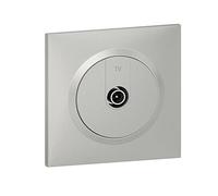 Legrand - Prise TV étoile blindée dooxie livrée avec plaque carrée alu et griffes - emballage blister