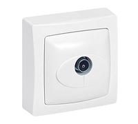 Legrand Prise TV simple complet en saillie blanc