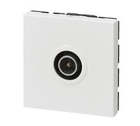 Legrand - Prise TV simple mâle Mosaic 2 modules - blanc