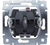 Legrand Pro21 Interrupteur va-et-vient 775602 Insert éclairé, Bouton + interrupteur, Gris