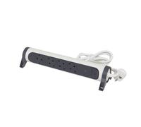 Legrand Protecteur de surtension à 4 ports montable et rotatif avec cordon (Prise européenne) - 694507 [5 pièces]