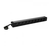Legrand Rack Unité de Distribution d'Alimentation (PDU) 19" 1U avec 9 Prises AC Noir