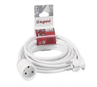 Legrand Rallonge 390233 2P+T 3 mètres Blanc
