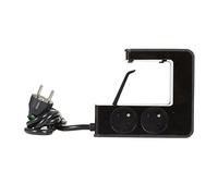Legrand Rallonge clipsable 050412 – 4 prises + 2 USB Type-A – 1,5 m – Noir