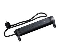 LEGRAND | Rallonge multiprise 3x2P+T 16A 230V 3680W et 2 Ports USB C 20W Charge Rapide, 1,5M, Noir