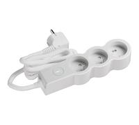 LEGRAND | Rallonge multiprise 3x2P+T, Blanc, 16A 3680W, avec Interrupteur Lumineux on/Off