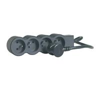 Legrand rallonge multiprise 4 prises 2P+T - Noir