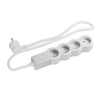 LEGRAND | Rallonge multiprise 4x2P+T 16A 3680W avec Interrupteur Lumineux on/Off, 1,5M, Blanc