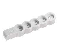LEGRAND | Rallonge multiprise 5x2P+T 16A 3680W avec Interrupteur Lumineux on/Off, à compléter avec Un Cordon, Blanc