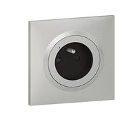 Legrand - Rallonge multiprise rotative avec 4 prises de courant Surface , interrupteur et parafoudre - blanc et gris foncé