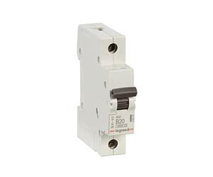 LEGRAND, RX3 419137 Disjoncteur magnétique thermique 20 A 1 pôle 6000 A 230/400 VAC 1TE