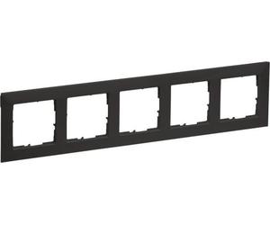 Legrand SEANO 5-fach Rahmen in 765475 der Farbausführung Anthrazit lackiert 5 (765475)