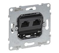 LEGRAND, Seano 765060 Prise de données 2 x RJ45 Cat6 UTP non blindée