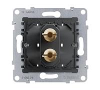LEGRAND, Seano 765078 Connecteur de haut-parleur 1 port femelle 4 mm en laiton plaqué or pour transmission de signal de qualité supérieure