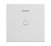 LEGRAND, Seano 765115 Interrupteur à bascule avec symbole de sonnette pour interrupteur va-et-vient éclairé, bouton-poussoir et interrupteur croisé, couvercle d'interrupteur, plaque à bascule, couleur