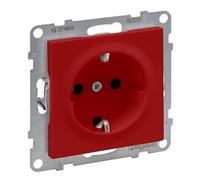 LEGRAND, SEANO 765122 Prise de courant avec protection de contact accrue, boîte de jonction, bornes enfichables, 16 A, 250 V, couleur : rouge