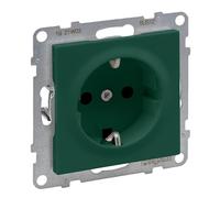Legrand, SEANO 765222 Prise de courant avec protection de contact accrue - Bornes enfichables - 16 A - 250 V - Couleur : vert
