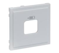 Legrand, Seano 765227 Cache pour prise de charge USB C et C+C pour chargeur de smartphone, 3000 mA pour un seul appareil ou 1500 mA par sortie, couleur : aluminium laqué, 765227