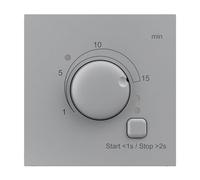 LEGRAND, Seano 765235 Cache pour commutateur de minuterie 0-15 minutes, couleur aluminium laqué