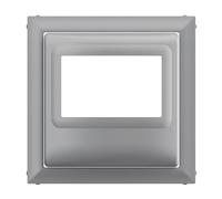 LEGRAND, Seano 765238 Cache pour détecteur de mouvement, version 2 ou 3 conducteurs sans actionnement manuel, couleur : aluminium laqué, 765238