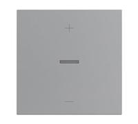 LEGRAND, Seano 765249 Interrupteur à bascule pour variateur à 3 conducteurs avec fenêtre d'éclairage pour LED d'état Couleur : aluminium laqué