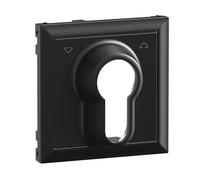 LEGRAND, Seano 765334 Cache pour bouton de store avec demi-cylindre DIN Noir laqué