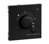 Legrand, Seano 765335 Cache pour commutateur de minuterie 0-15 minutes, couleur : noir laqué