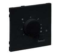 LEGRAND, SEANO 765351 Cache pour Thermostat d'ambiance électronique Couleur : Noir laqué