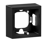 LEGRAND, Seano 765398 Boîtier en saillie simple pour utilisation avec cadre de recouvrement des séries Seano et Seano +, montage en surface, couleur : noir laqué, 765398
