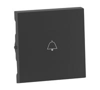 LEGRAND, Seano 765412 Bascule avec symbole de sonnette pour interrupteur va-et-vient, bouton et interrupteur, cache interrupteur, plaque à bascule, couleur : anthracite laqué
