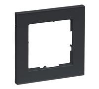 LEGRAND, Seano+ 765481 Cadre simple en thermoplastique sans halogène, production et emballage durables, couleur : anthracite laqué,