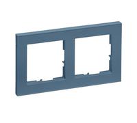 LEGRAND, Seano+ 765582 Cadre à 2 voies, thermoplastique sans halogène, production et emballage durables, couleur : bleu pétrole laqué
