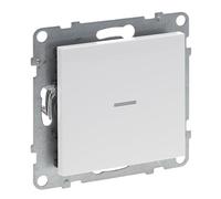 Legrand, Seano 765631 avec interrupteur Netatmo avec option variateur et conducteur N, montage dans une boîte murale creuse, application Home + Control, Smart Home, vis ou griffes d'expansion, maximum