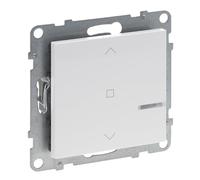 LEGRAND, Seano avec interrupteur de volet roulant Netatmo, contrôle de 230 V, montage dans boîte murale creuse, vis ou griffes d'écartement, bascule incluse, Smart Home, couleur : ultra blanc, 765638