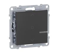 Legrand, Seano avec interrupteur de volet roulant Netatmo, contrôle de 230 V, montage dans boîte murale creuse, vis ou griffes d'écartement, bascule incluse, Smart Home, couleur : anthracite, 765938
