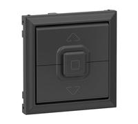 LEGRAND, SEANO Bascule pour interrupteur et bouton de volet roulant/store avec commande à 3 boutons, couvercle d'interrupteur, plaque basculante, couleur : anthracite laqué, 765429