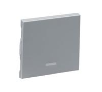 LEGRAND, SEANO Bascule pour interrupteur va-et-vient éclairé, bouton-poussoir et interrupteur, cache interrupteur, plaque à bascule, couleur : aluminium laqué, 765207