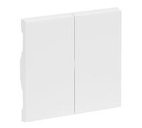 Legrand, SEANO Bascule Série pour Commutateur Serie, Double Vient et Double Bouton, Couvercle d'Interrupteur, Plaque Bascule (Color : UltraWhite) 765108
