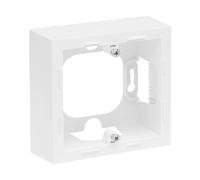 LEGRAND, SEANO Boîtier en saillie 1 voie à utiliser avec les cadres de recouvrement des séries SEANO et SEANO+, montage en surface, couleur : ultra blanc, 765198