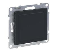 LEGRAND, SEANO Cache obturateur pour l'utilisation des inserts du programme d'interrupteurs Mosaic, adaptateur mosaïque, plaque de recouvrement, panneau d'interrupteur, couleur : anthracite laqué,