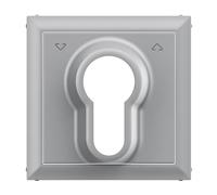 LEGRAND, SEANO Cache pour bouton de store de vec demi cylindre DIN, couleur : aluminium laqué, 765234