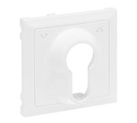 LEGRAND, SEANO Cache pour Bouton de Store de vec Demi-cylindre DIN, Couleur : Ultra Blanc, 765134