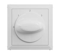 LEGRAND, SEANO Cache pour interrupteur à 3 niveaux avec position zéro (0, 1, 2, 3), trois modes de fonctionnement différents, couleur : ultra blanc, 765132