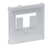 LEGRAND, SEANO Cache pour prise téléphonique autrichienne (TDO) et allemande (TAE), couleur : aluminium laqué, 765255