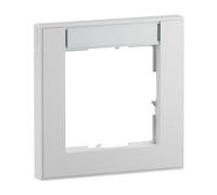 LEGRAND, SEANO+ Cadre simple avec champ d'inscription, thermoplastique sans halogène, production et emballage durables, couleur : ultra blanc, 765891