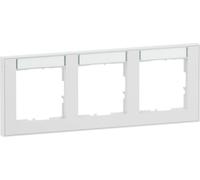 Legrand SEANO+, cadre triple, horizontal, avec champ d'inscription, ultra blanc, 1 pièce.