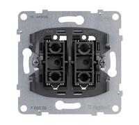 LEGRAND, Seano Insert double interrupteur va-et-vient, bornes enfichables, 2 fonctions d'éclairage LED pouvant être modernisées (numéro d'article : 764526), 2 fonctions de contrôle LED (numéro