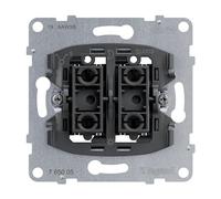 Legrand, Seano Interrupteur série, bornes enfichables, 2 fonctions d'éclairage LED (numéro d'article : 764526), 2 fonctions de contrôle LED pouvant être modernisées (numéro d'article : 764521), 10AX,